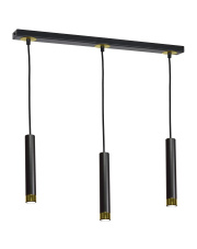 Lampa wisząca DANI BLACK/GOLD 3xGU10