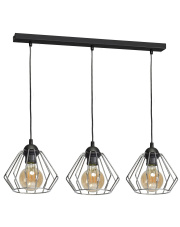 Lampa wisząca NORMAN BLACK 3xE27