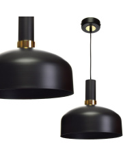 Lampa wisząca MALMO BLACK/GOLD 1xE27