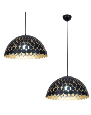 Lampa wisząca LISA BLACK 1xE27 40cm