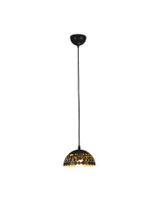 Lampa wisząca LISA BLACK 1xE27 18cm