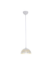 Lampa wisząca LISA WHITE 1xE27 18cm