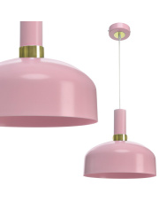 Lampa wisząca MALMO PINK 1xE27