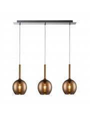 Lampa wisząca Monic Copper MD1629-3A Zuma Line nowoczesna oprawa wisząca w kolorze miedzianym