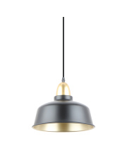 MENSA A8063-BK lampa wisząca w kolorze czarnym i złotym Zuma Line