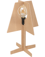 OAK 4113603 lampa stołowa w kolorze drewna Zuma Line