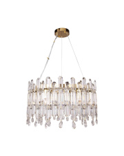 CROWN 9867-500 lampa wisząca w kolorze złotym Zuma Line