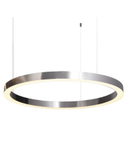 Lampa wisząca CIRCLE 100 LED nikiel szczotkowany 100 cm