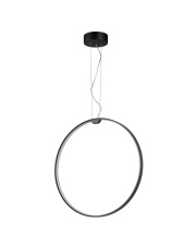 Lampa wisząca ACIRCULO led czarna 60 cm