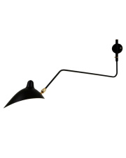 Lampa ścienna CRANE-1W czarna 99 cm