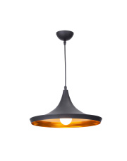 Lampa wisząca Sona 1xE27 czarna LP-42012/1P