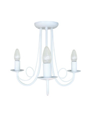 Lampa wisząca Perła 5xE14 biała LP-020/5P white