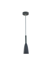 Lampa wisząca Solin wisząca 1xE27 szara LP-181/1P GR