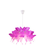 Lampa wisząca Farfalla 1xE27 ciemny róż LP-3439/1P dark pink