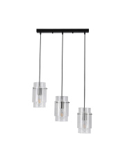 Lampa wisząca Savona 3xE27 transparentna LP-707/3L