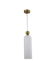 Lampa wisząca Piega 1xE14 biała LP-939/1P white