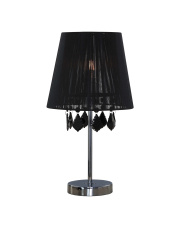 Lampa stołowa Mona mała 1xE27 czarna LP-5005/1TS